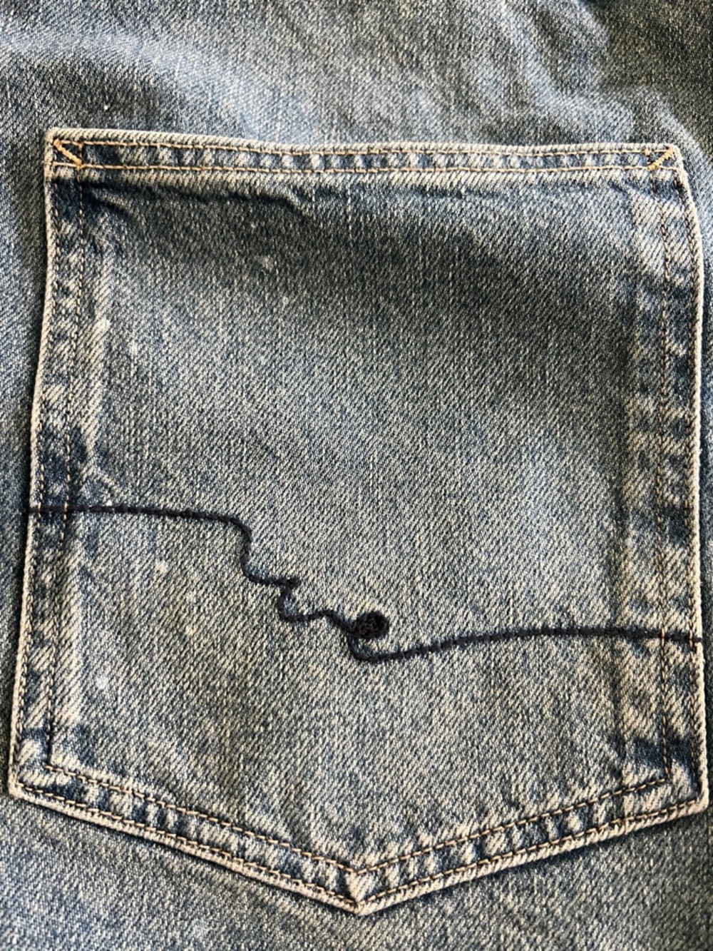 Free People denim shorts in very good condition. - Picture 7 of 12